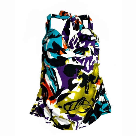 Miraclesuit Barcelona Swimwear Woman's Tankini Top New/Tagged Size 6 - Picture 1 of 1